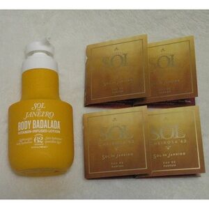 Sol de Janeiro Body Badalada Lotion 13.52oz New Authentic Plus 4 Perfume Samples